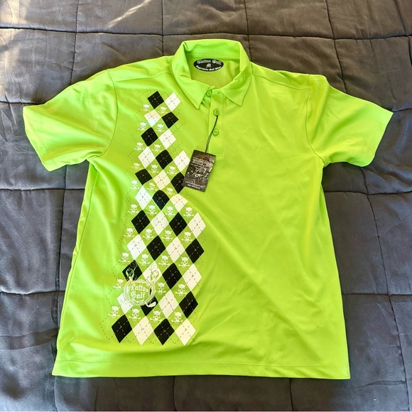 Tattoo Golf Other - Tattoo Golf Men's Green Polo Shirt NWT